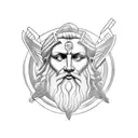 zeus tattoo design idea