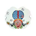 hardworking father and loving mother tattoo design idea