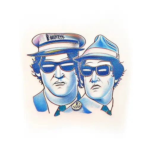Blues Brothers tattoo design idea