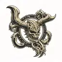 Elden Ring logo tattoo design idea