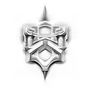 hammer and chisel tattoo design idea