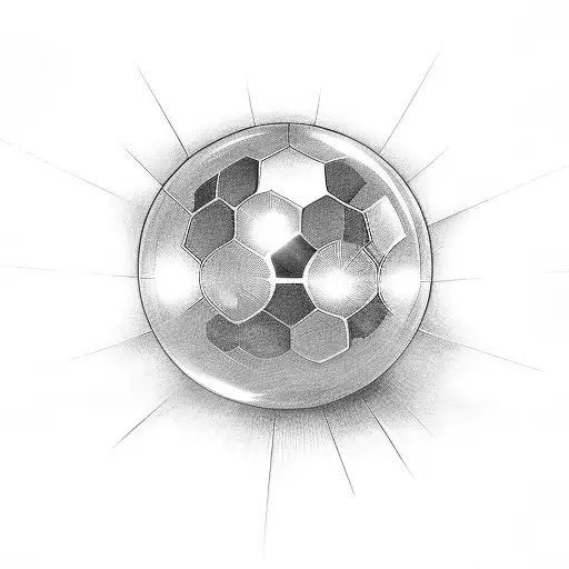 discoball tattoo design idea