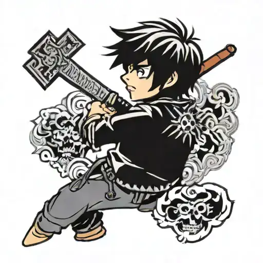 Scott Pilgrim sword tattoo tattoo design idea