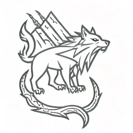 witcher 3  signs tattoo design idea