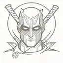 deadpool loki tattoo design idea