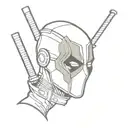 deadpool loki tattoo design idea