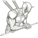 deadpool loki tattoo design idea