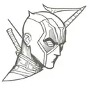 deadpool loki tattoo design idea