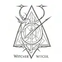 witcher signs tattoo design idea