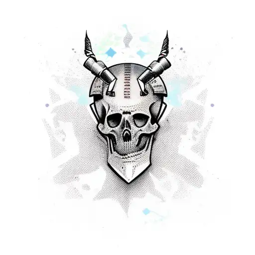 fallen soldier tattoo design idea