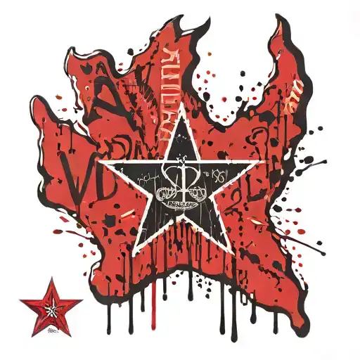  jack daniels dallas cowboys paw print we the people flag tattoo design idea