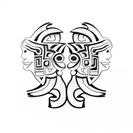Inca & Maya tattoo design idea