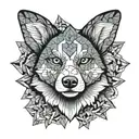 angry corgi cardigan dragon tattoo design idea