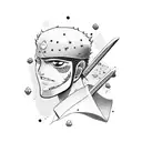roronoa zoro tattoo design idea