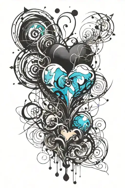 past love ones tattoo design idea