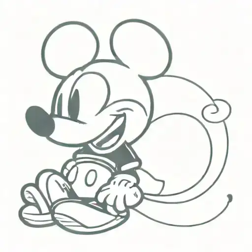 Mickey Mouse tatto design tattoo design idea
