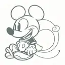 Mickey Mouse tatto design tattoo design idea