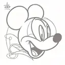 Mickey Mouse tatto design tattoo design idea