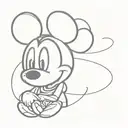Mickey Mouse tatto design tattoo design idea