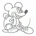 Mickey Mouse tatto design tattoo design idea
