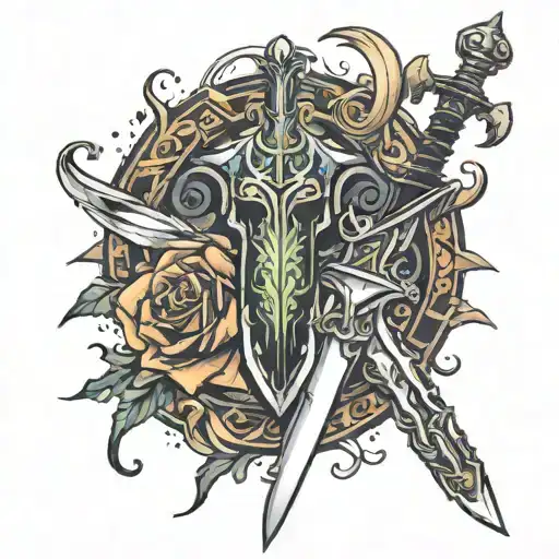 cybersiglism sword  tattoo design idea