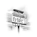 street sign  tattoo design idea