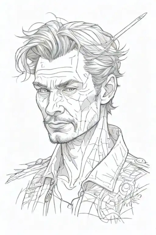 actor Timofey Tribuntsev tattoo design idea