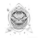 drain gang chain tattoo design idea