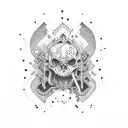 drain gang tattoo design idea