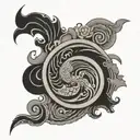 kaizen symbol tattoo design idea