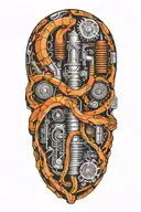 nitromethane motor tattoo design idea