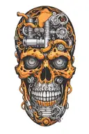 nitromethane motor tattoo design idea