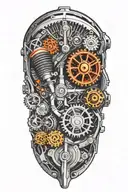 performance engine tattoo design idea