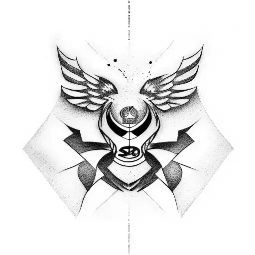 taekwondo themed tattoo design idea