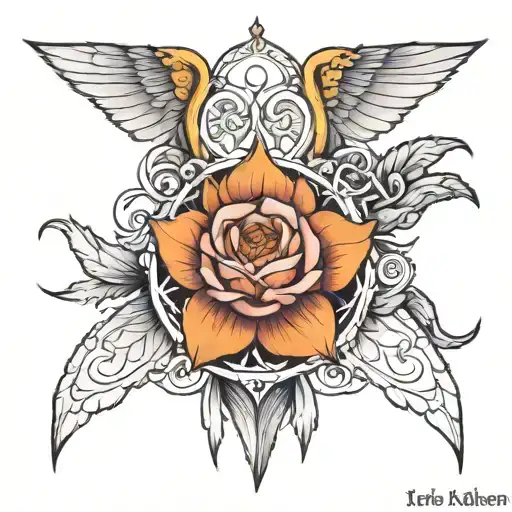 Idris Khaleen tattoo design idea