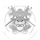 Samurai tattoo design idea