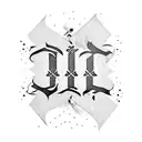 the name Luke 4 spelled out in cursive writing laugh now cry later tattoo design idea