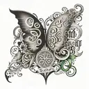 typography tattoo tattoo design idea