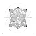 squares tattoo design idea