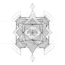 squares tattoo design idea