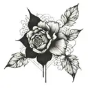 embracing the idea of being imperfect  tattoo design idea