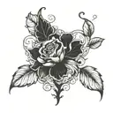 embracing the idea of being imperfect  tattoo design idea