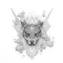 diamond tattoo design idea