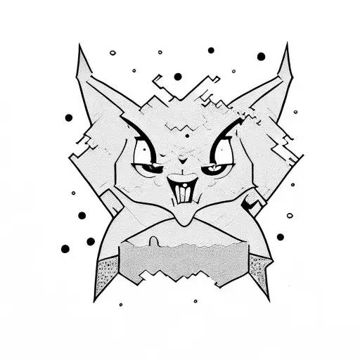 A tattoo of a series of jokes written in a 2D comic strip style tattoo design idea