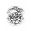 motorcycle route 66 tattoo design idea