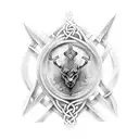 Nordic, Viking and Celtic Vibes - symbolisms for power, strength, success or wealth tattoo design idea