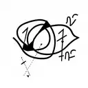 newtons 3rd law for every action there is an equal opposite reaction , dainty and cute  tattoo design idea