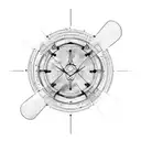 newtons 3rd law for every action there is an equal opposite reaction , dainty and cute  tattoo design idea