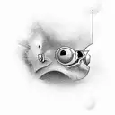 newtons 3rd law for every action there is an equal opposite reaction , dainty and cute  tattoo design idea
