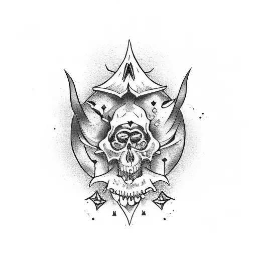 Shinigami tattoo design idea
